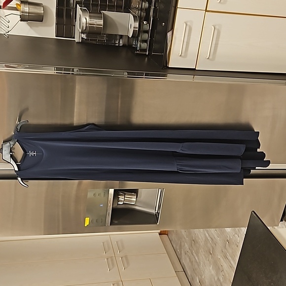 💕SWEATY BETTY💕 Ace Racerback Midi Dress ~ Navy Blue Large L NWT - Picture 7 of 16